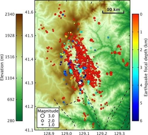 North Korea nuclear test may have triggered over 1,300 earthquakes