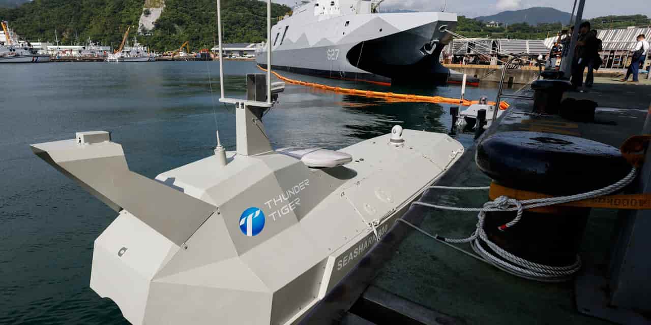Taiwan taps US tech for sea drones to fend off China's maritime fleet