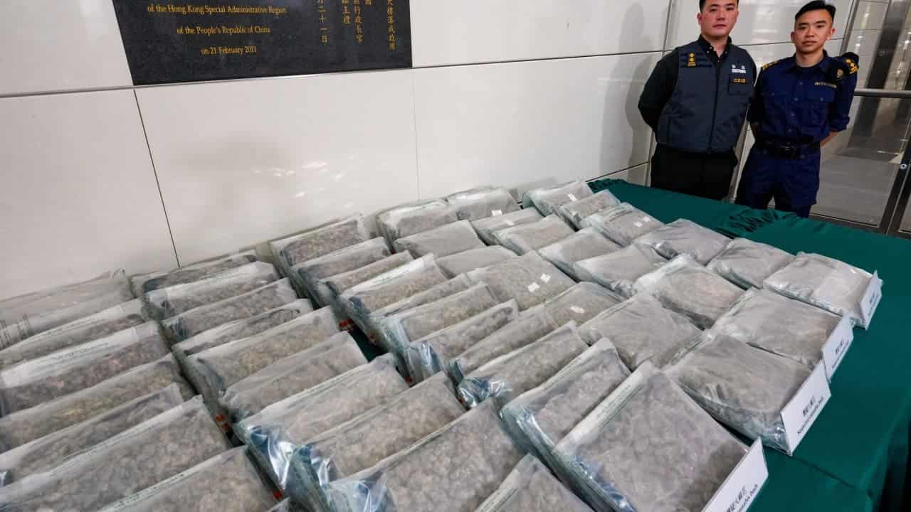 Hong Kong customs seize nearly 50% more drugs in first half