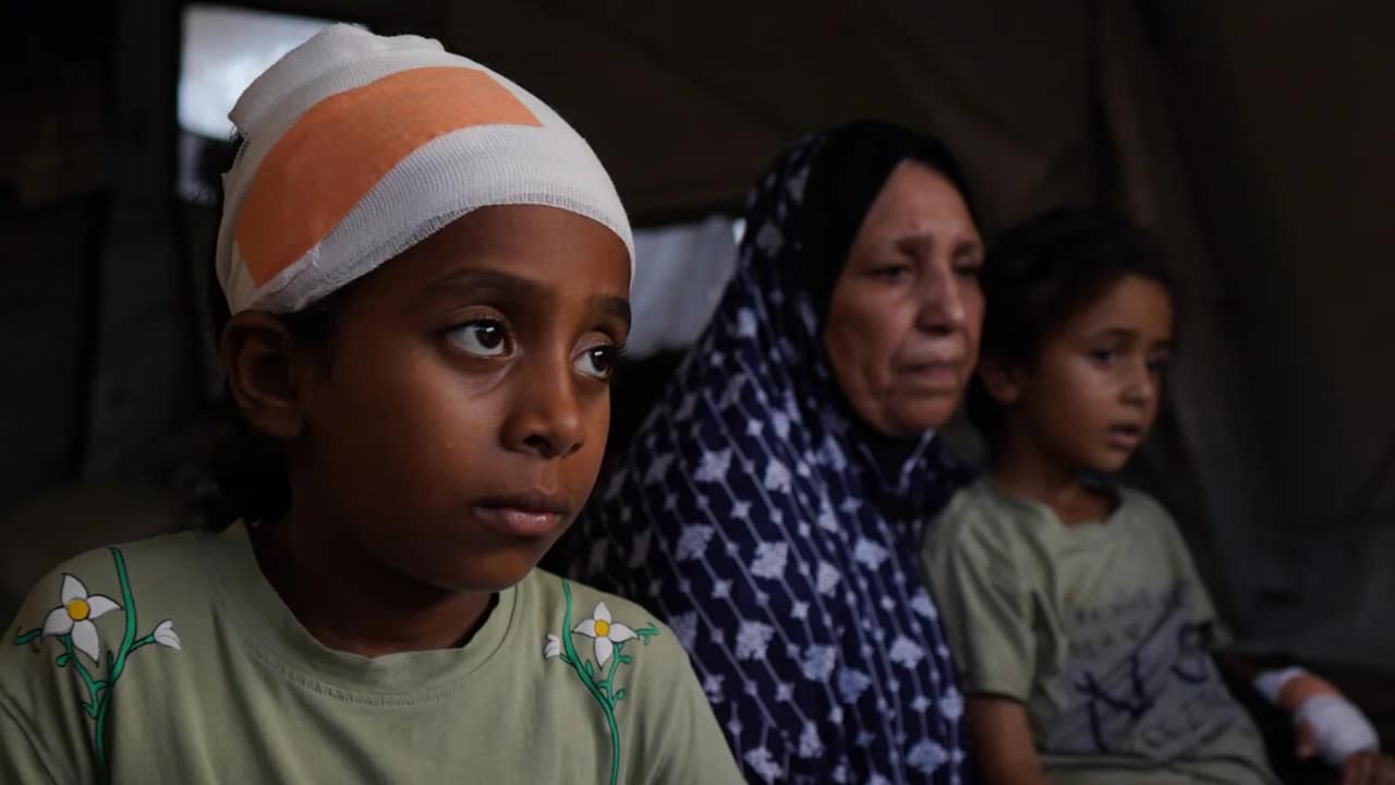 Gaza siblings pulled from rubble left reeling after mother’s death