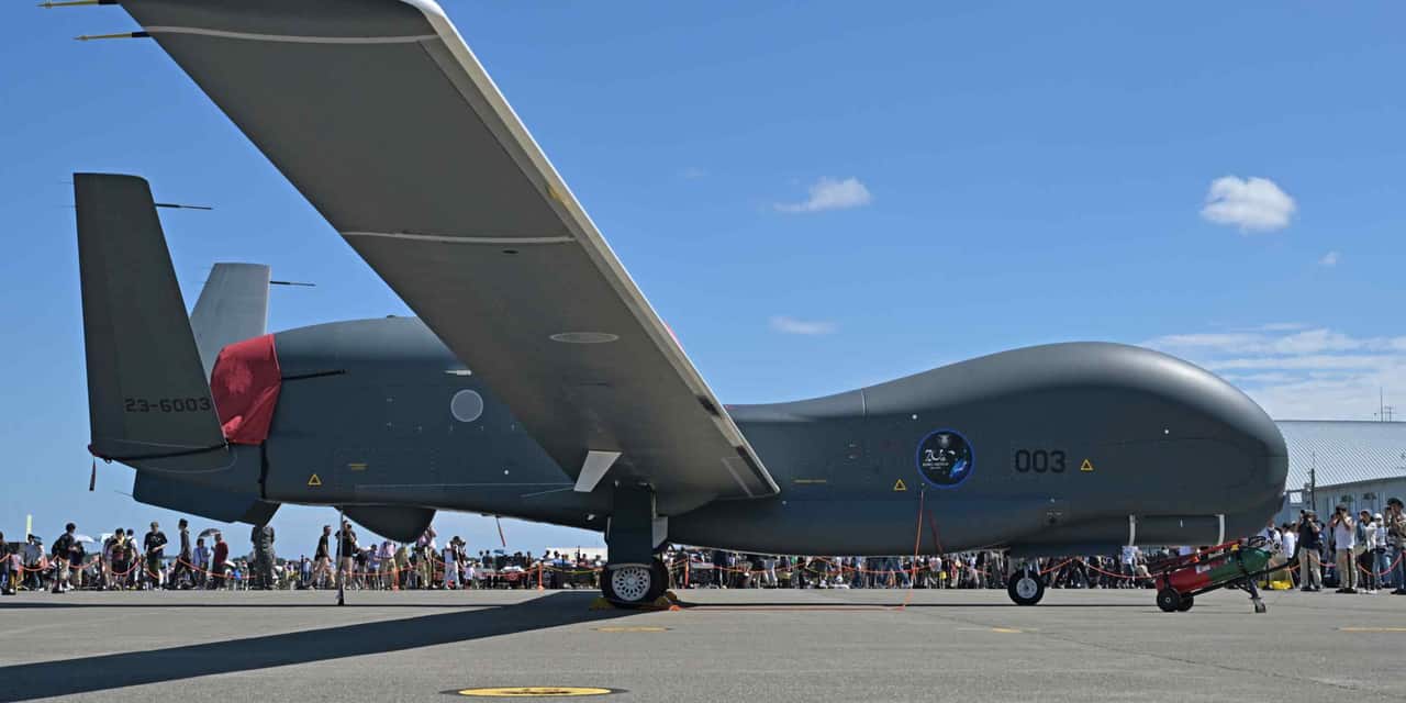 Japan's Global Hawk drone crashes off Tottori coast
