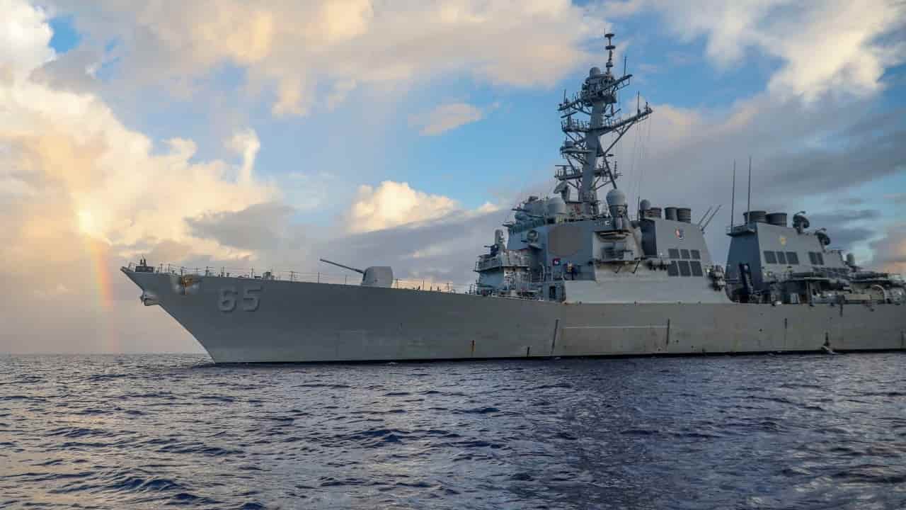 US Navy destroyer lost power for four days in Pacific