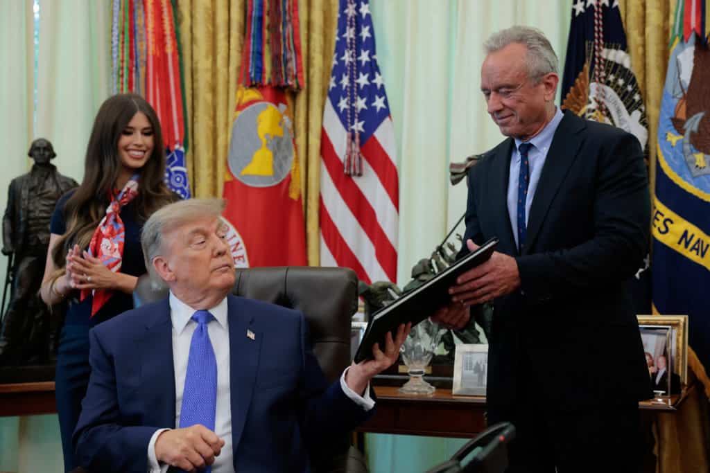 Trump proposes splitting childhood vaccines into five doses