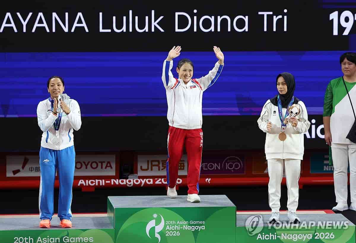 North Korea wins two weightlifting golds at Asian Games