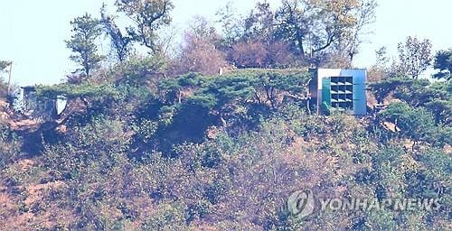 North Korea appears to test propaganda loudspeakers along border