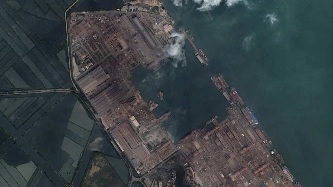 China May Be Building Larger Support Ship for Future Aircraft Carrier