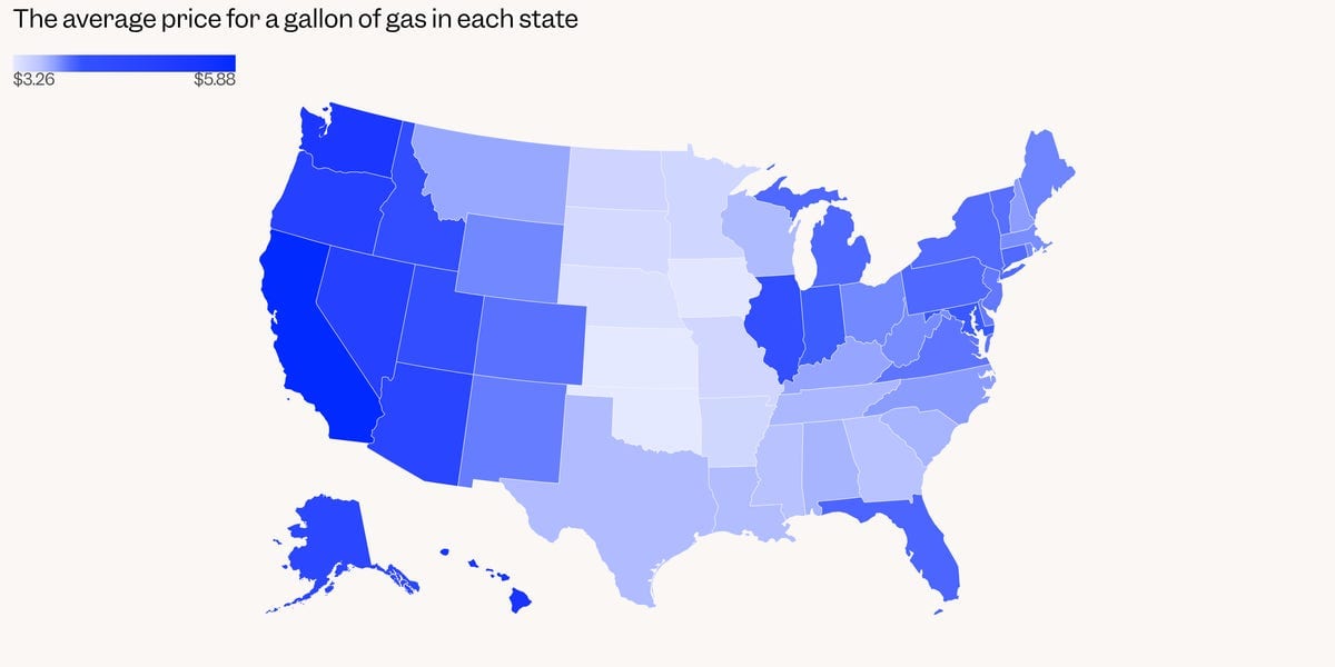 US gas prices climb past $4/gallon amid escalating Middle East conflict