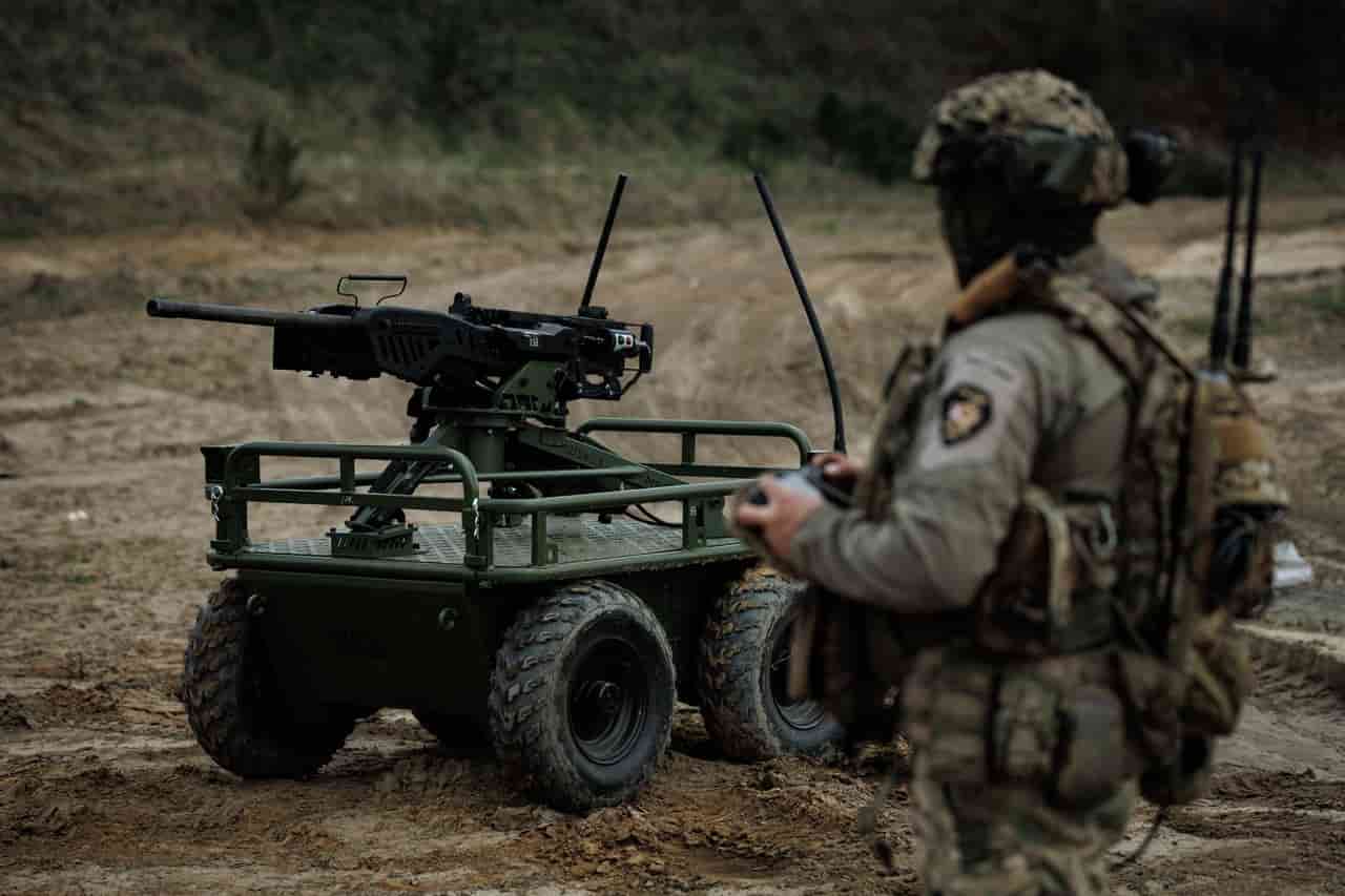 AI-powered gun turrets down first Russian jet drones