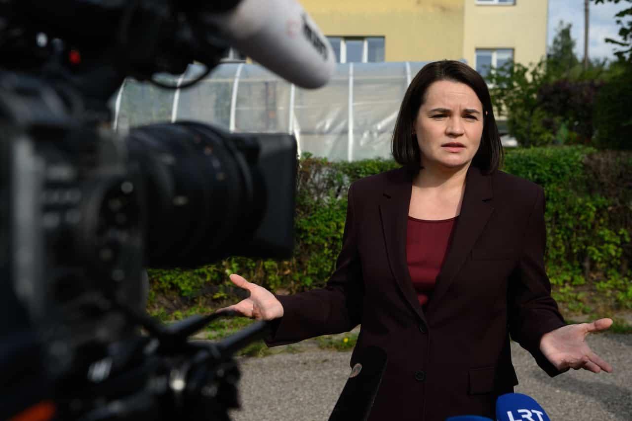 Tsikhanouskaya warns Russia may use Belarus for new Ukraine attacks