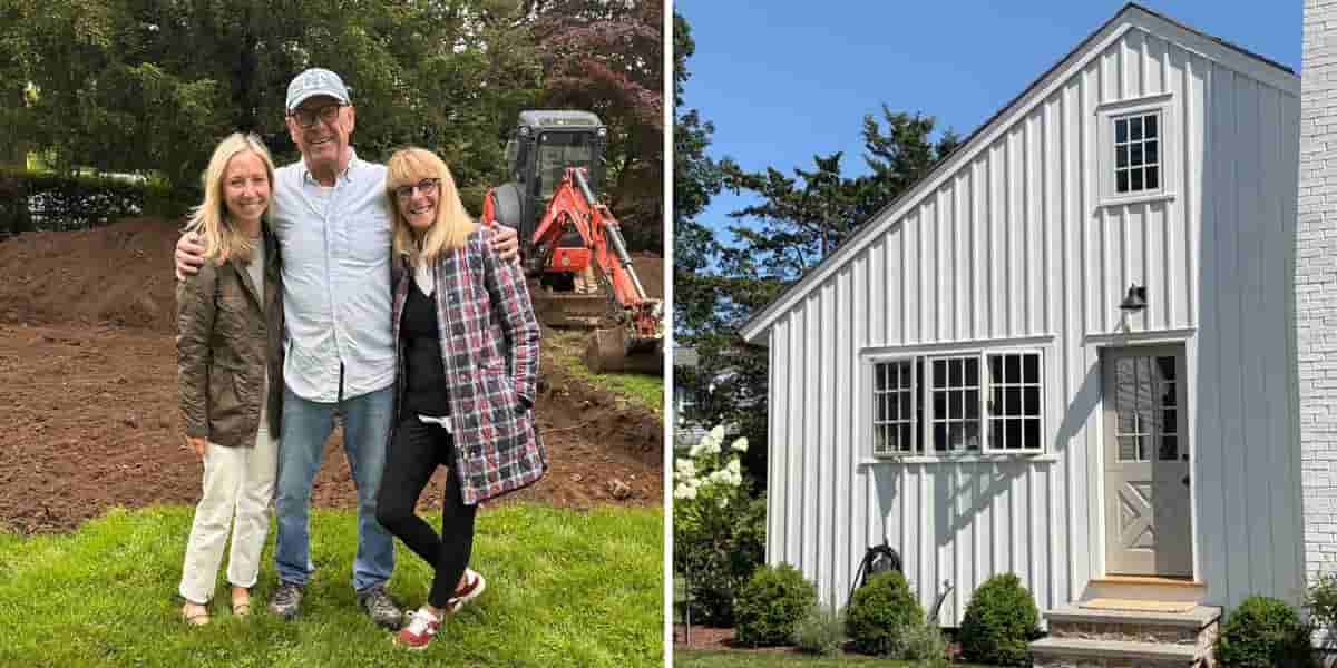 Woman builds parents 725-square-foot cottage in backyard for close family proximity