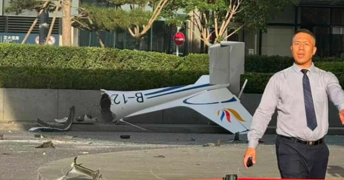 Small plane crashes into Beijing's China Zun skyscraper