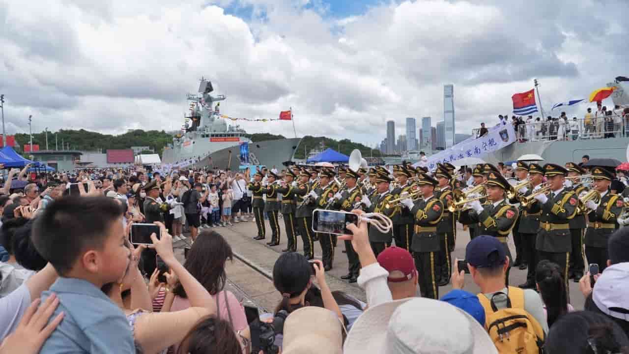 PLA Navy officer recalls Sudan evacuation at Hong Kong barracks open day