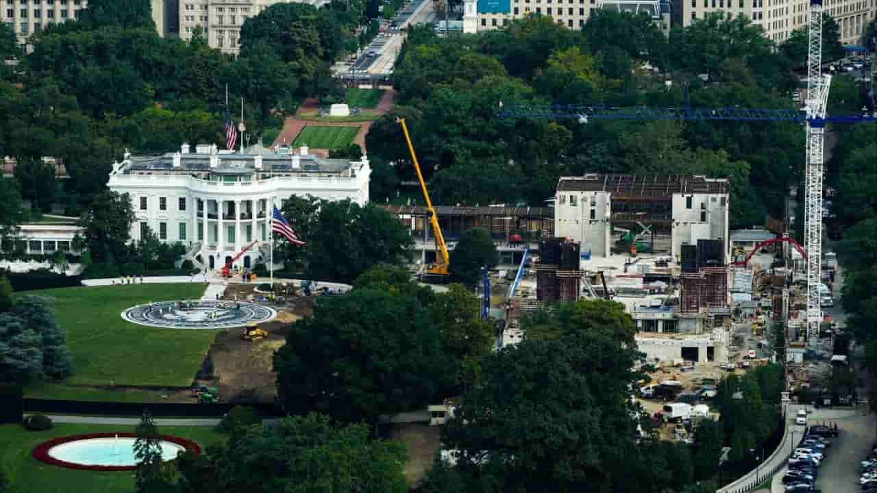 Trump's White House ballroom vs. China's Great Hall of the People
