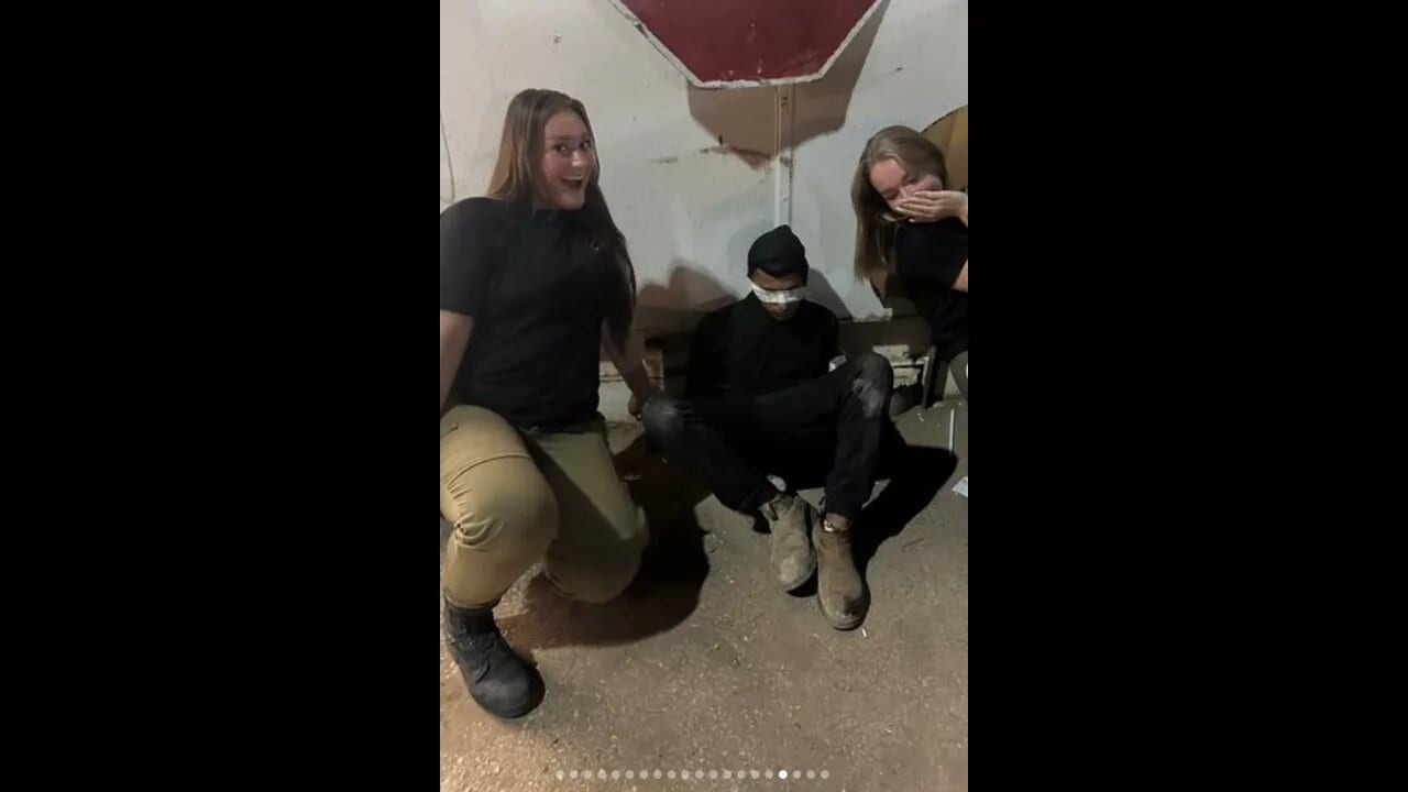 Viral photo of Israeli soldiers with blindfolded Palestinian sparks outrage