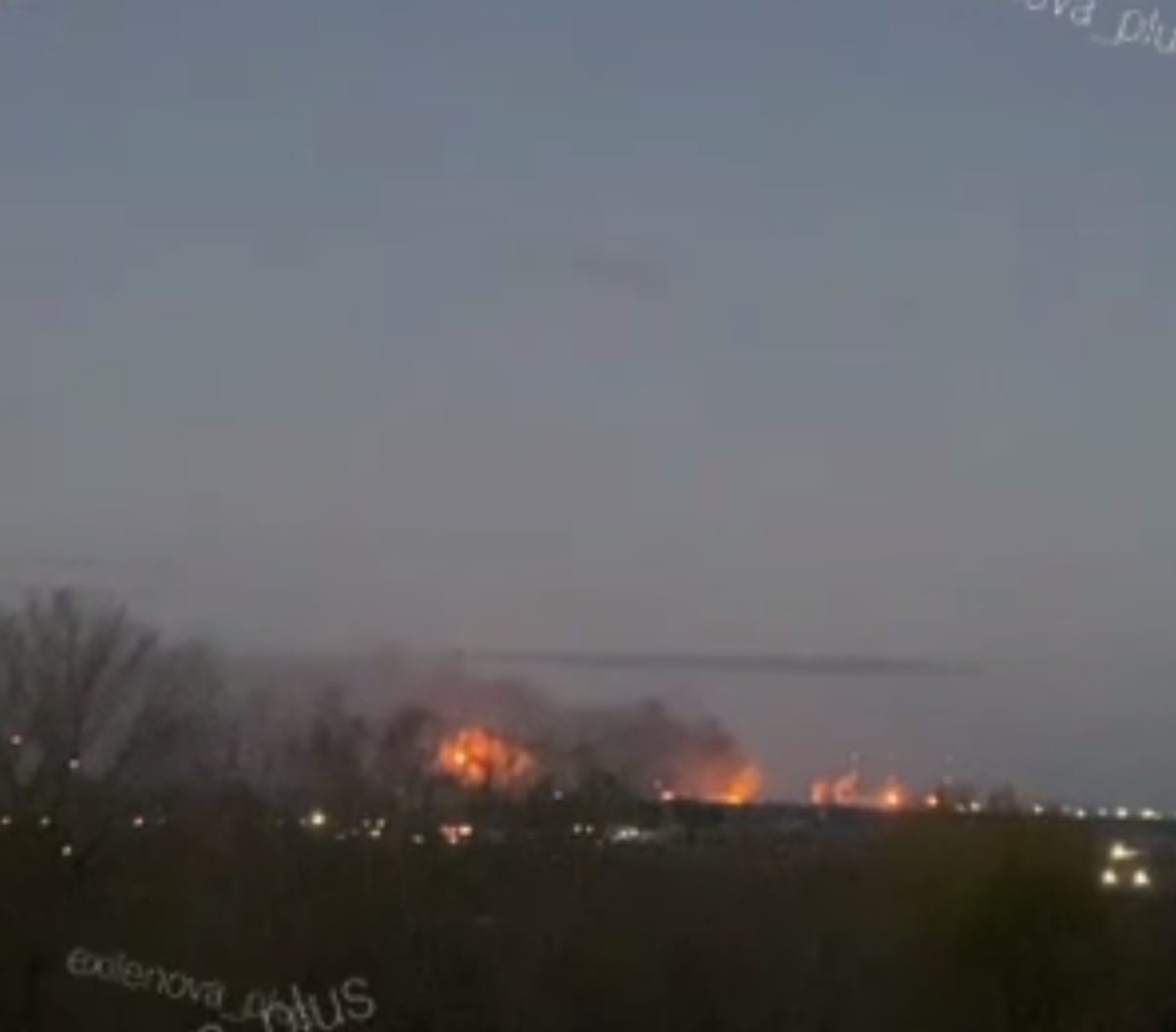 Fire reported at Russian oil refinery after drone attack