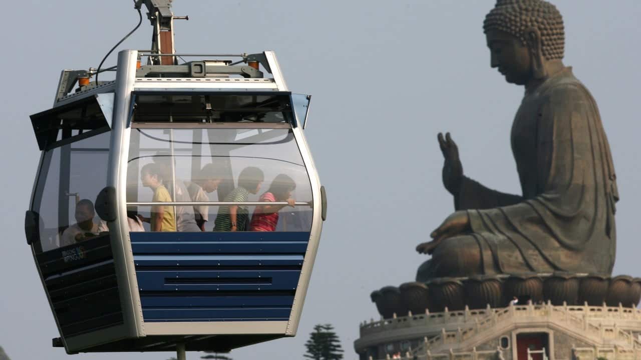 Ngong Ping 360 cable car resumes service after typhoon delay