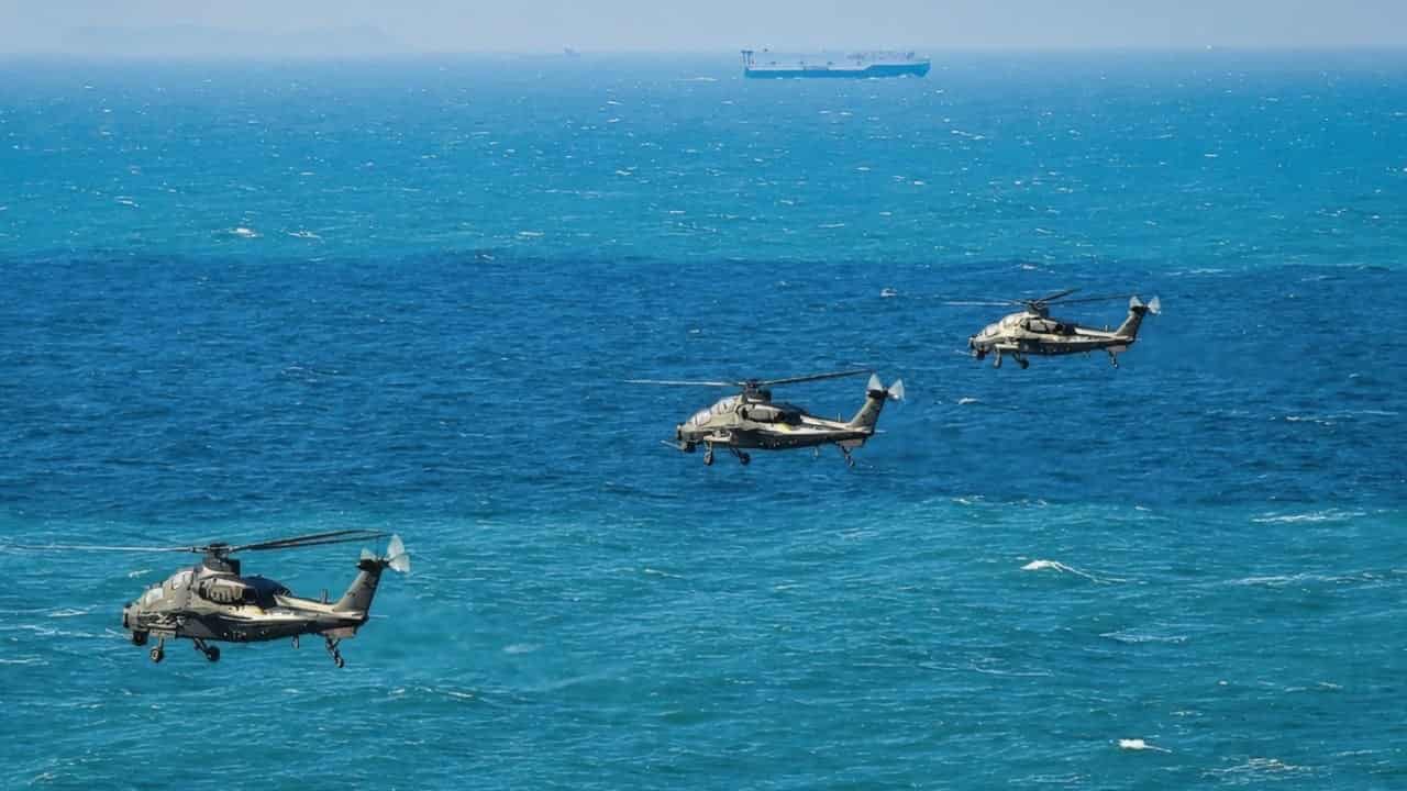 Taiwan Strait Helicopter Flight Signals Beijing's War Preparations