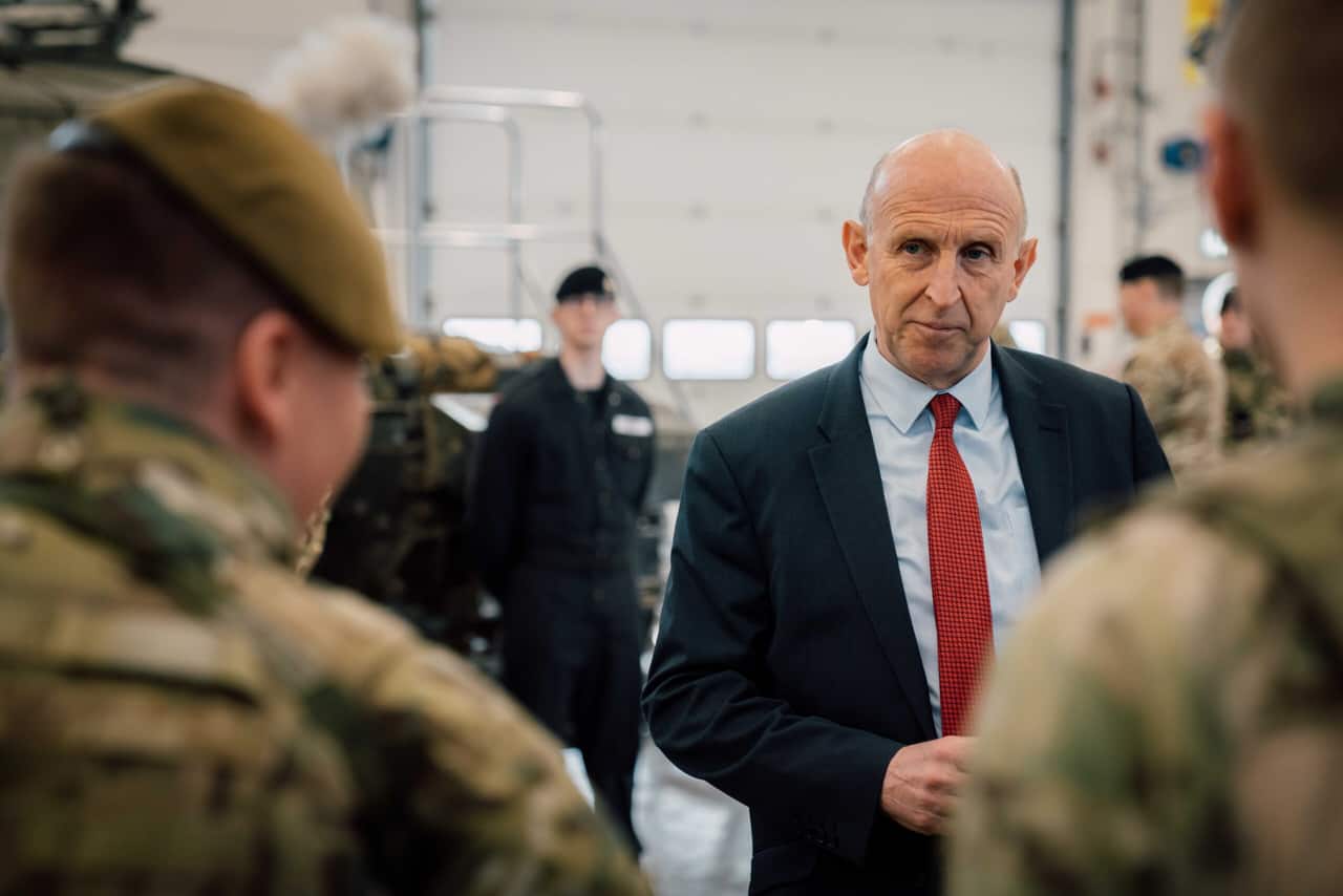 UK Defence Secretary links military spending to industrial growth