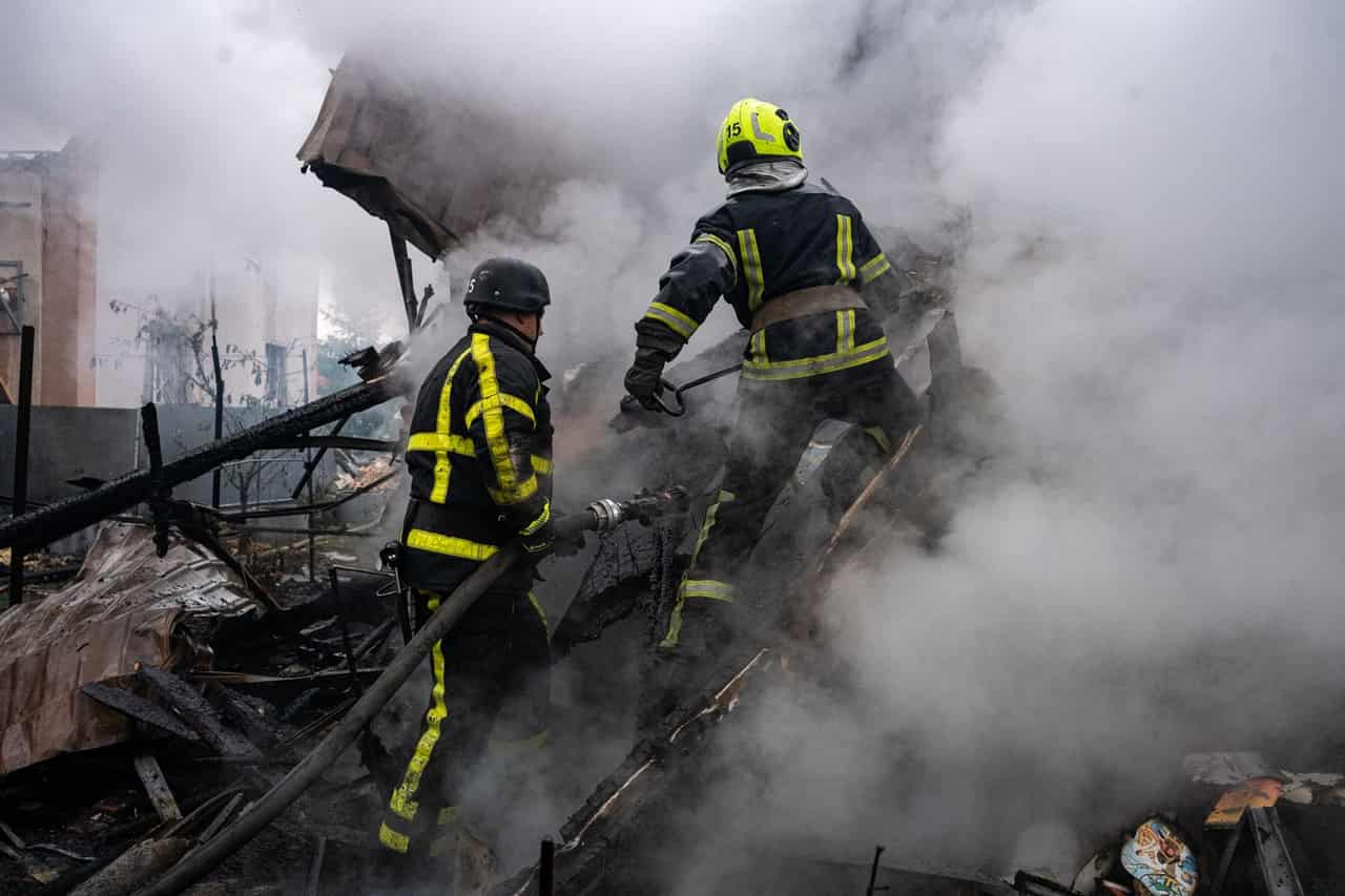 Russian drones strike Kyiv twice, killing one and injuring 14