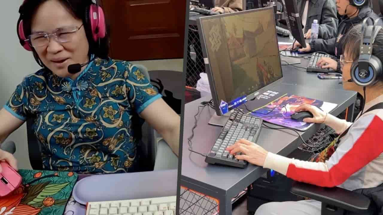 Chinese woman, 60, becomes popular gaming streamer