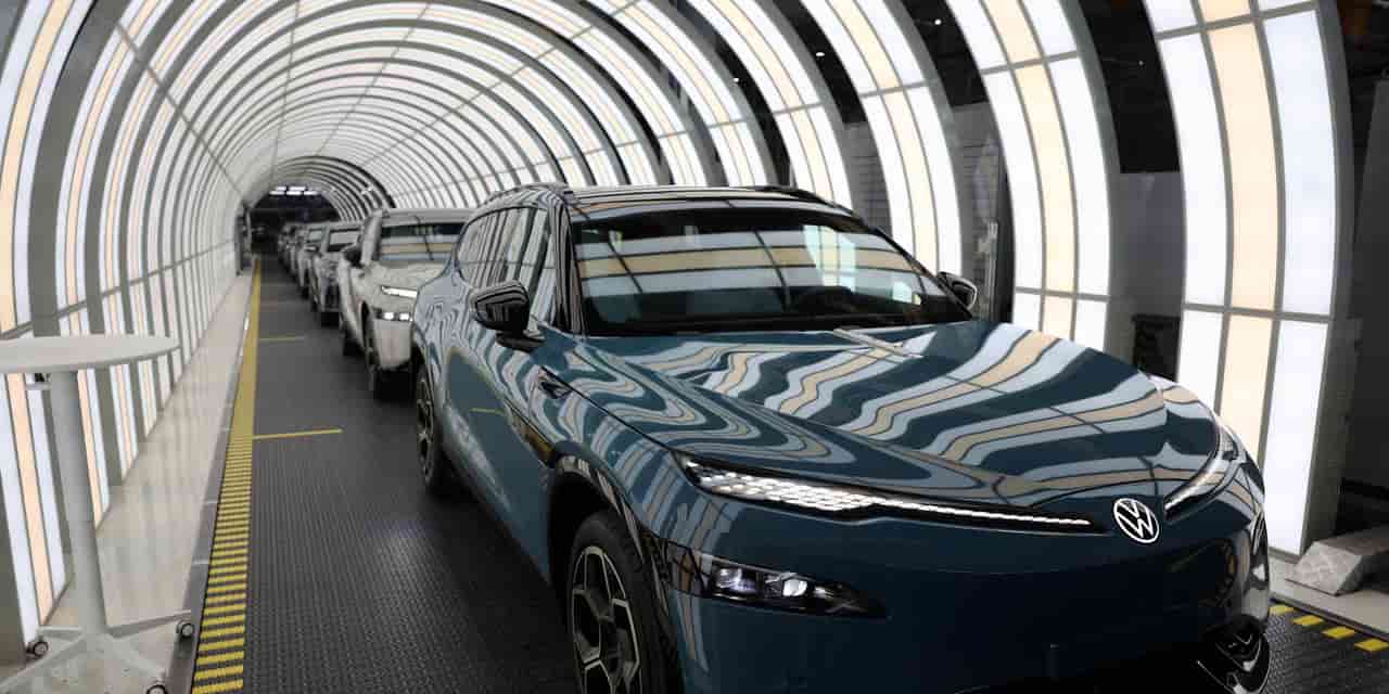 Volkswagen China Sales Slide Amid EV Competition