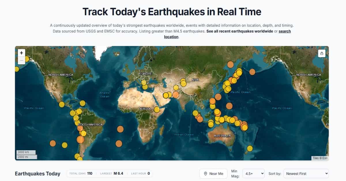 Magnitude 7 earthquake strikes New Caledonia region