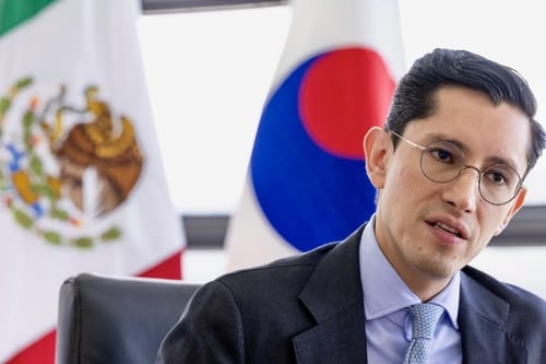 Mexico committed to FTA talks with S. Korea, eyes more cooperation in AI, space: top diplomat