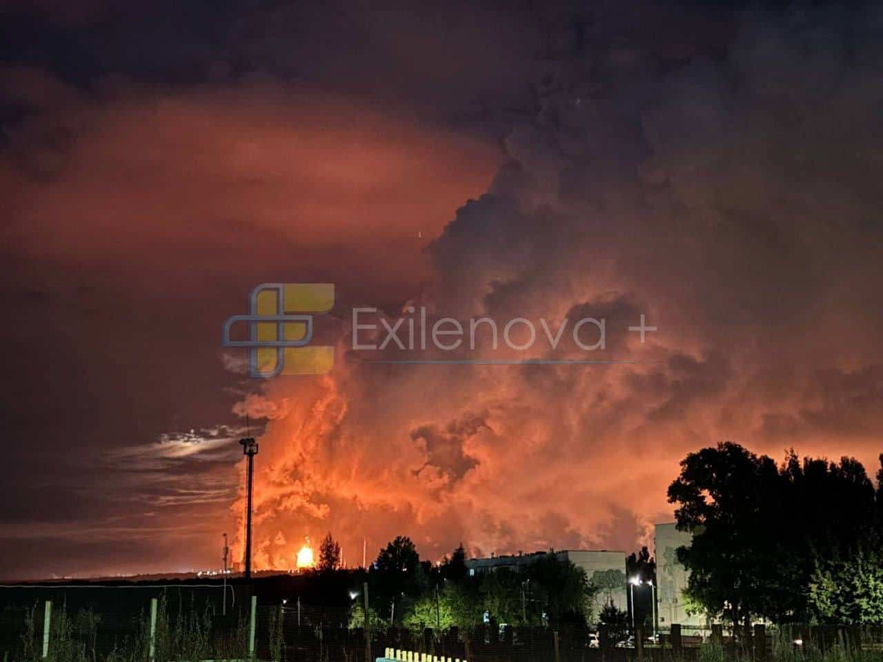 Fire erupts at Russian petrochemical plant in Tatarstan