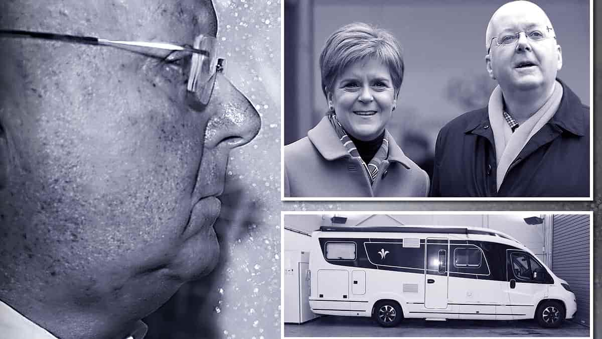 Estranged husband of former Scottish leader sentenced to 5 years and 3 months in prison