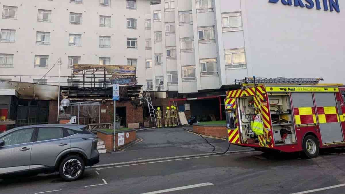 Folkestone hotel fire treated as suspicious after hundreds evacuated
