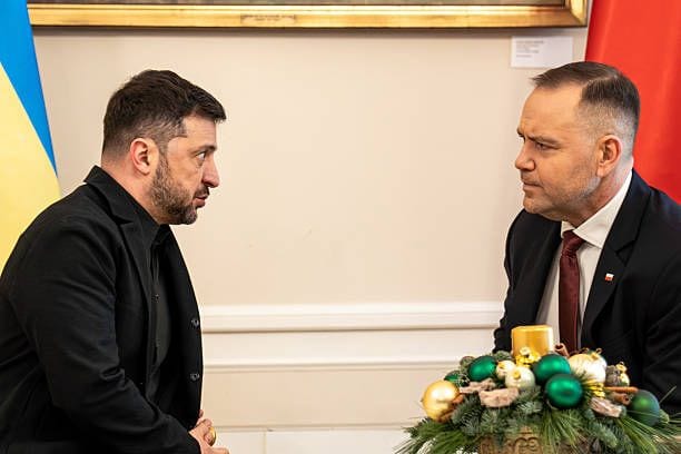 Zelensky, Polish President Meet Amid Historical Tensions