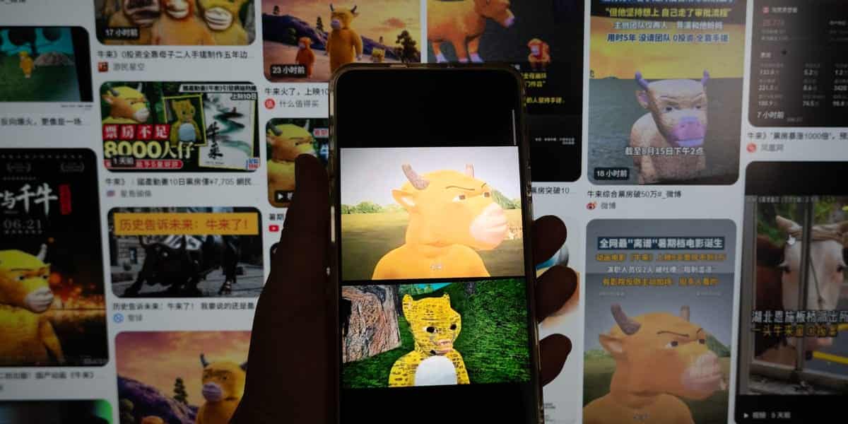 Chinese internet links viral cow movie to mysterious AI model Ox Alpha
