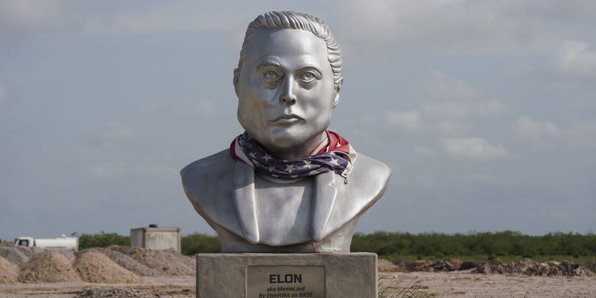 Monuments to Elon Musk Emerge Near SpaceX's Starbase, With Mixed Sentiments