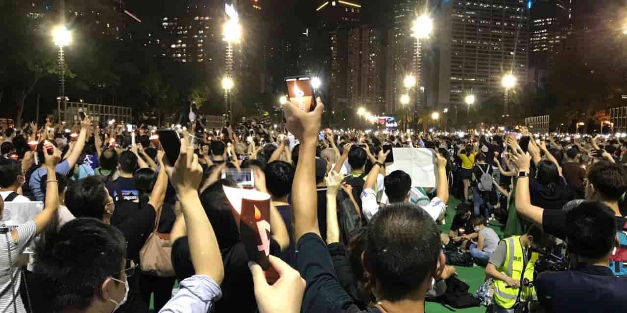 Hong Kong court convicts two Tiananmen vigil organizers of subversion