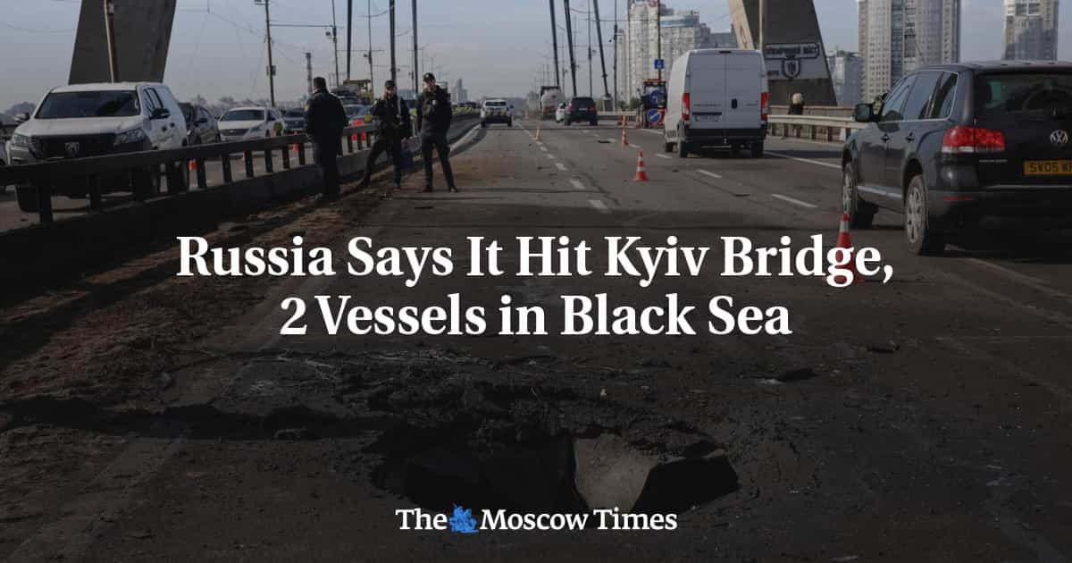 Russia says it struck two Ukrainian cargo vessels in Black Sea