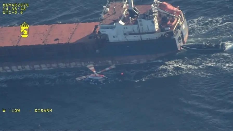 Swedish court allows seizure of Russian ship with stolen Ukrainian grain