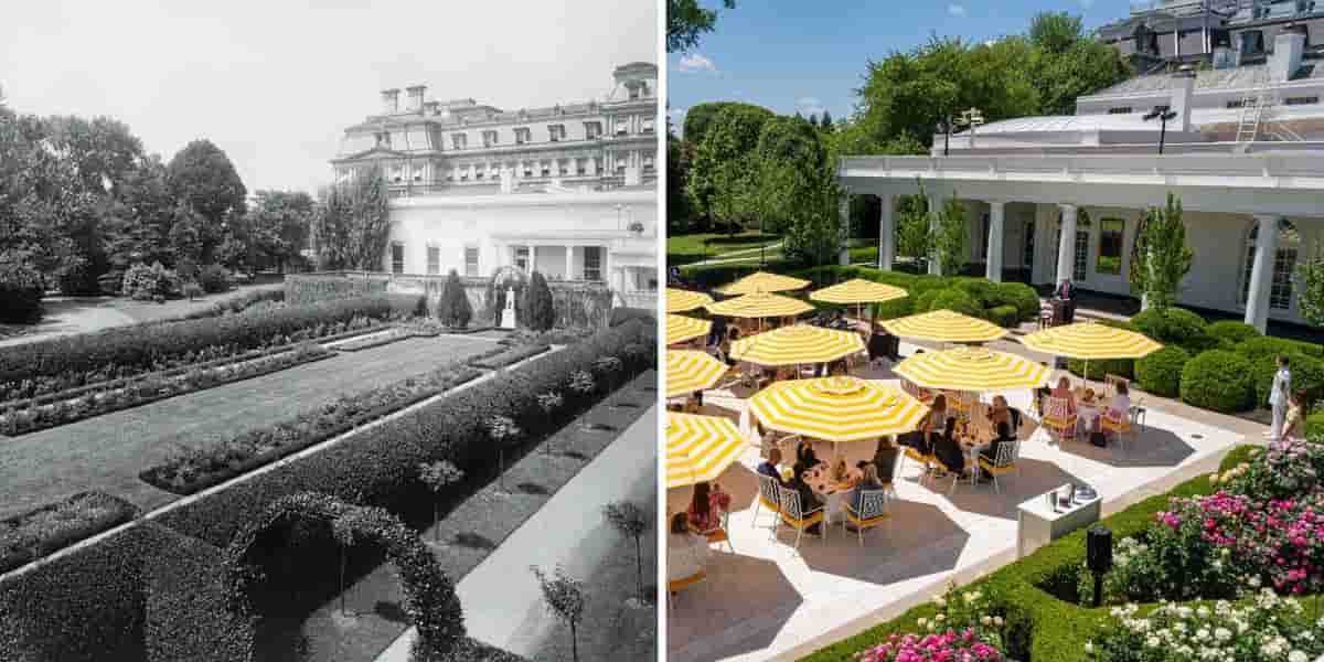 Donald Trump Redesigns White House Rose Garden