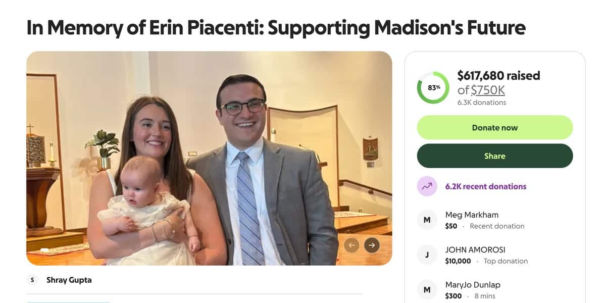GoFundMe for slain BofA employee's daughter raises over $600,000