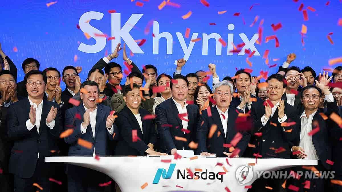 SK hynix ADRs jump 13% in Nasdaq debut