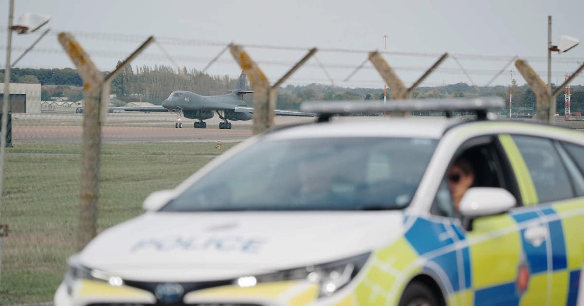 UK counter-terror police probe two Latvians arrested near RAF base