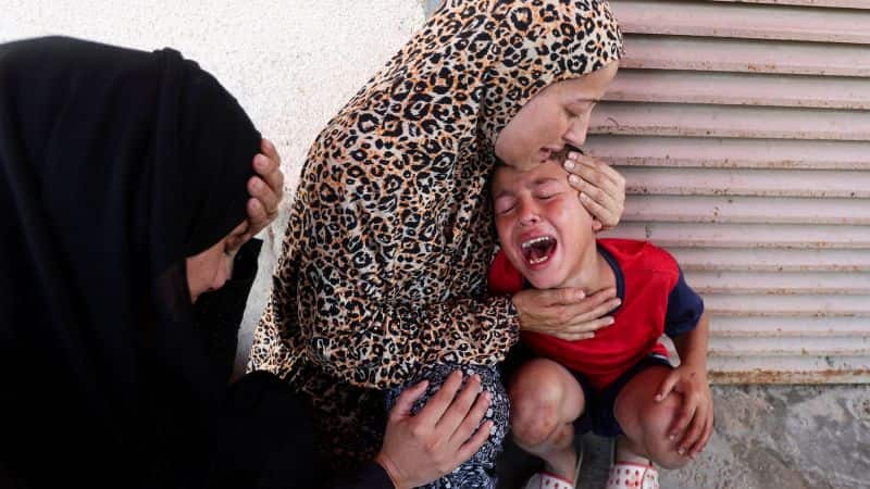 Israeli strike kills 15, including 8 children, outside Gaza clinic