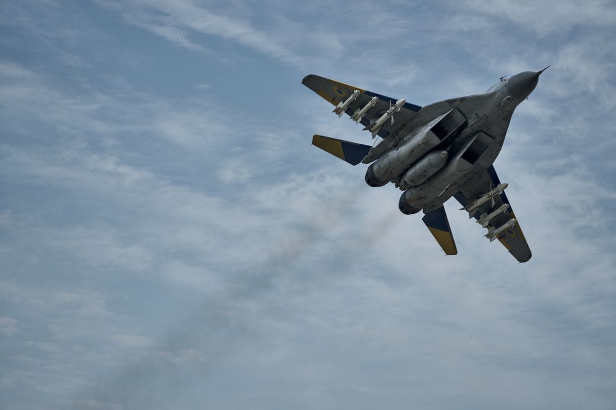 Ukrainian MiG-29 crashes during combat mission, pilot ejects safely