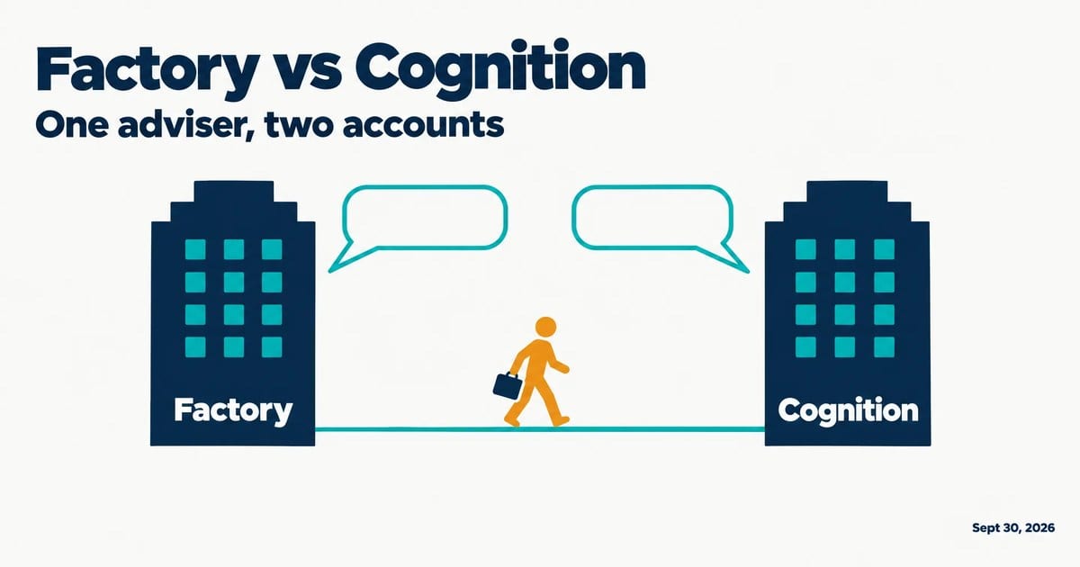 Factory, Cognition CEOs trade barbs over ex-adviser dispute