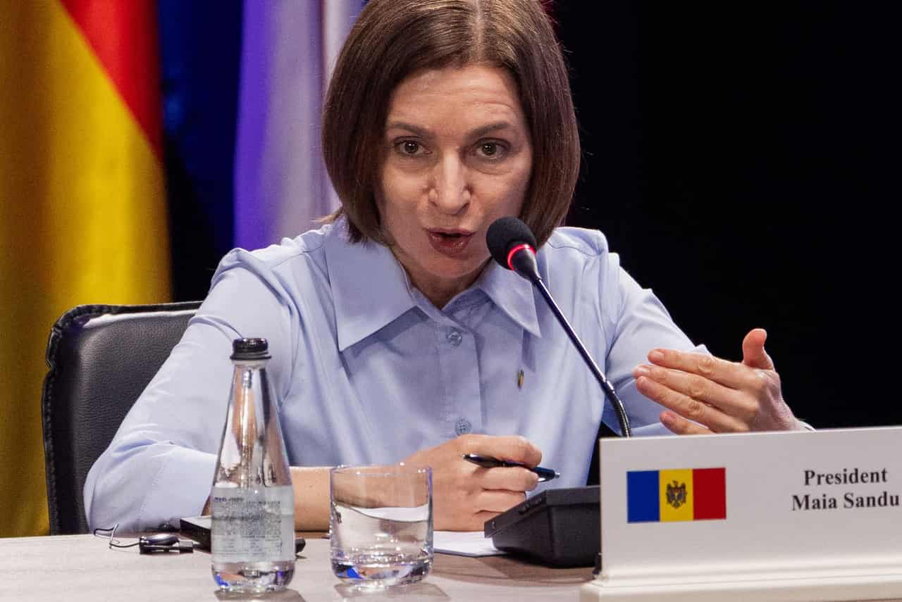 Russian missiles and drones exploded over Moldova's airspace, Sandu says
