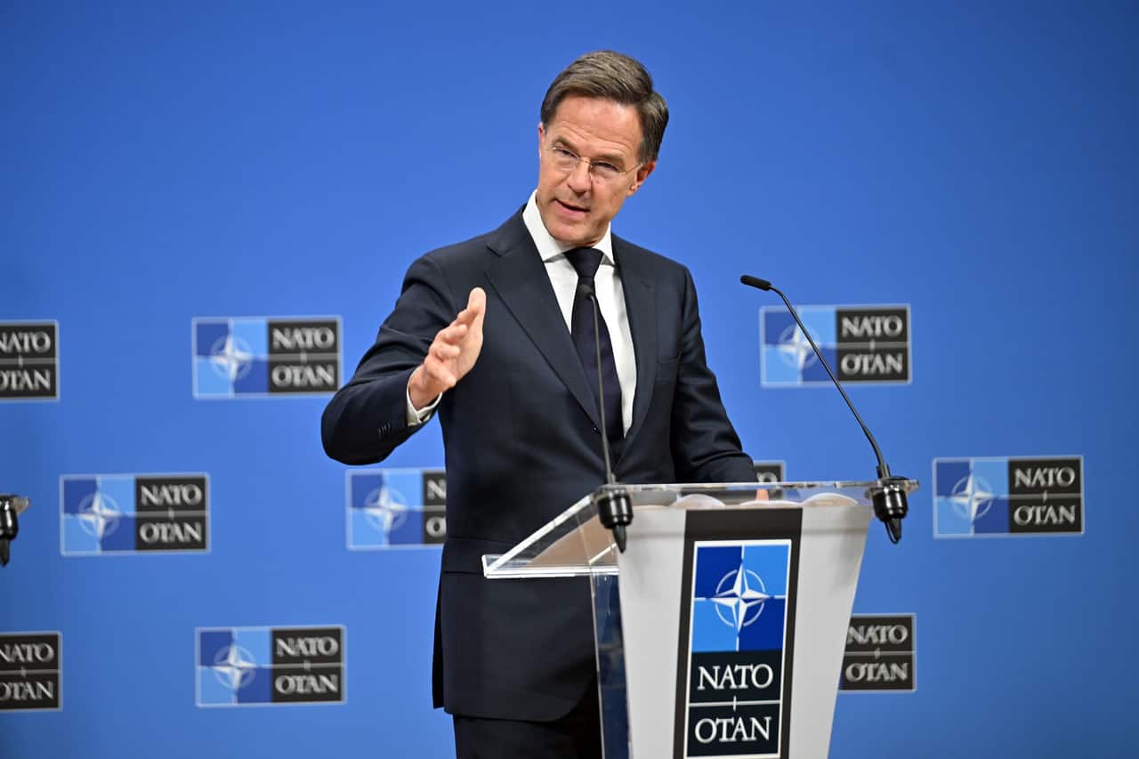 Putin's 'desperation' shown by drone strikes near Polish border, NATO's Rutte says
