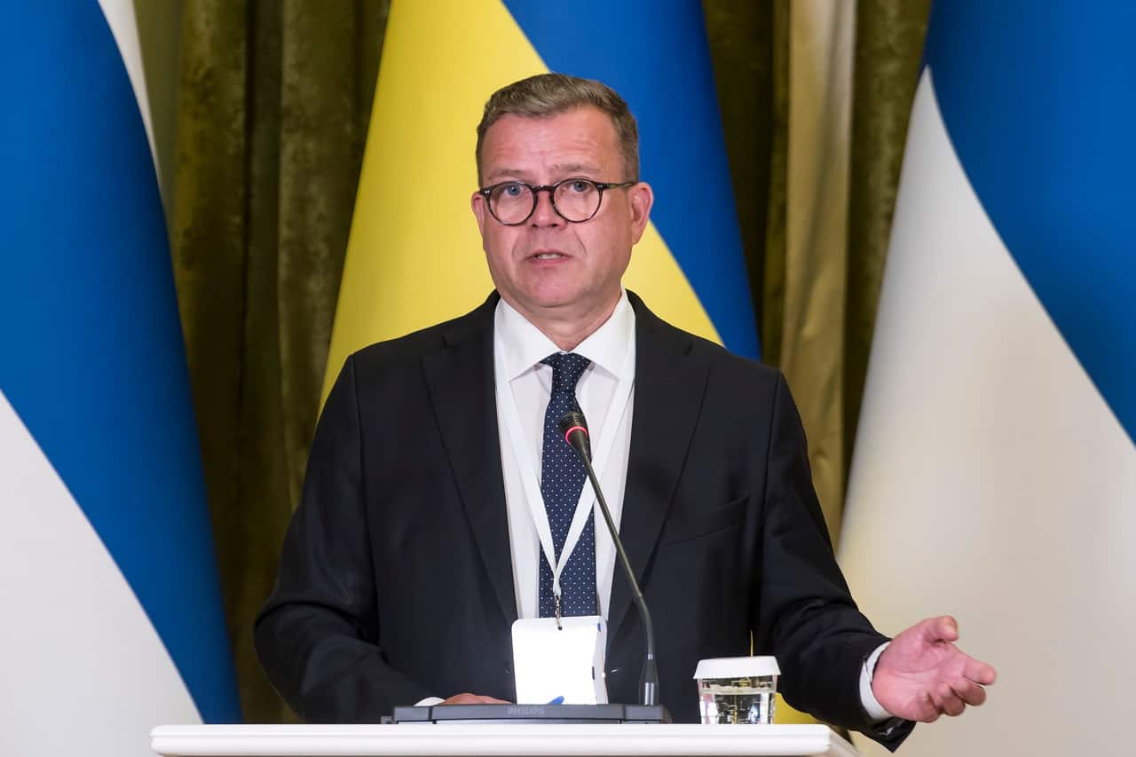 Finnish PM Orpo visits Kyiv amid renewed Russian strikes
