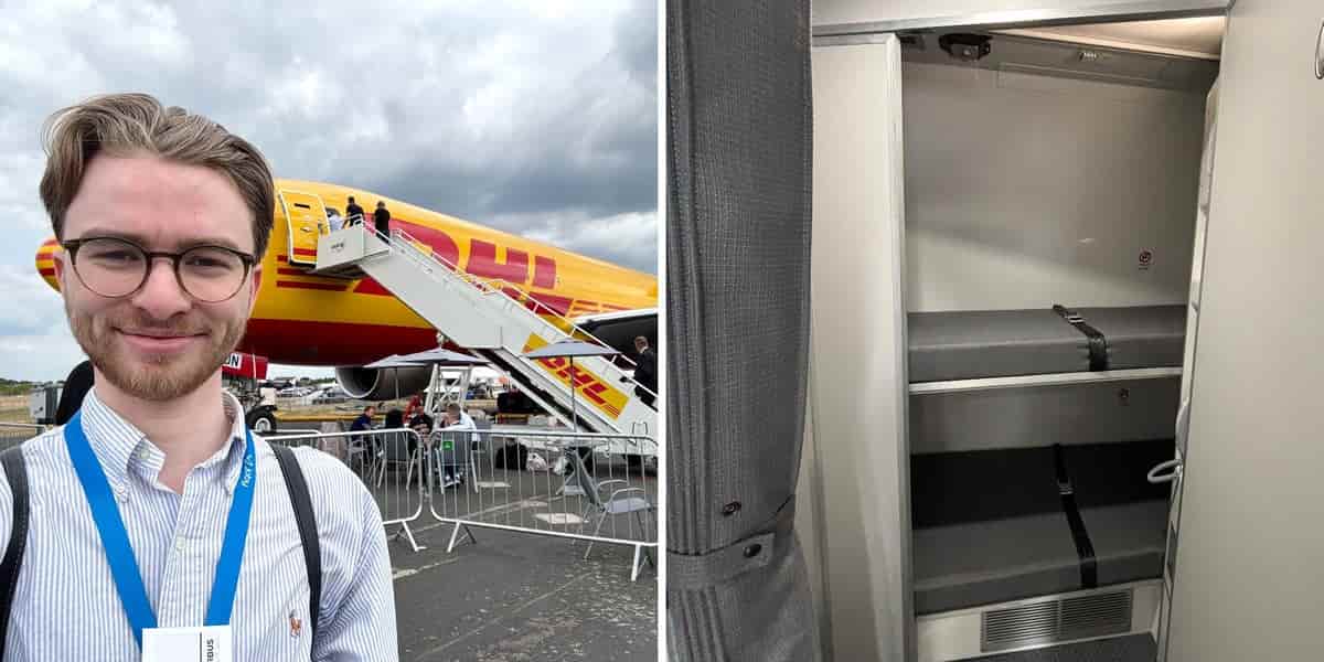 Inside DHL's Boeing 777 Freighter Crew Rest Area