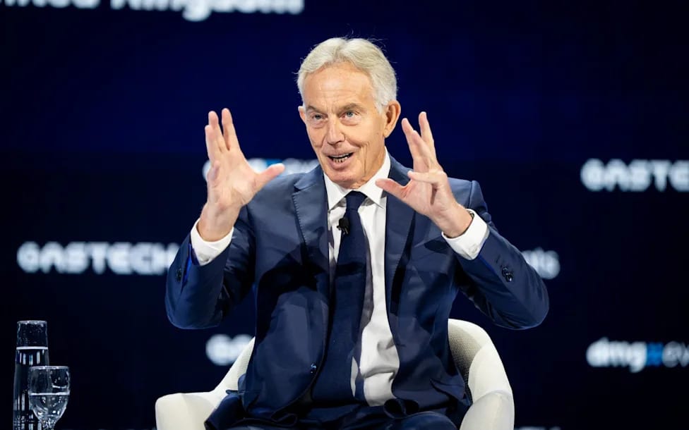 Tony Blair warns against slowing AI development amid 'techlash'
