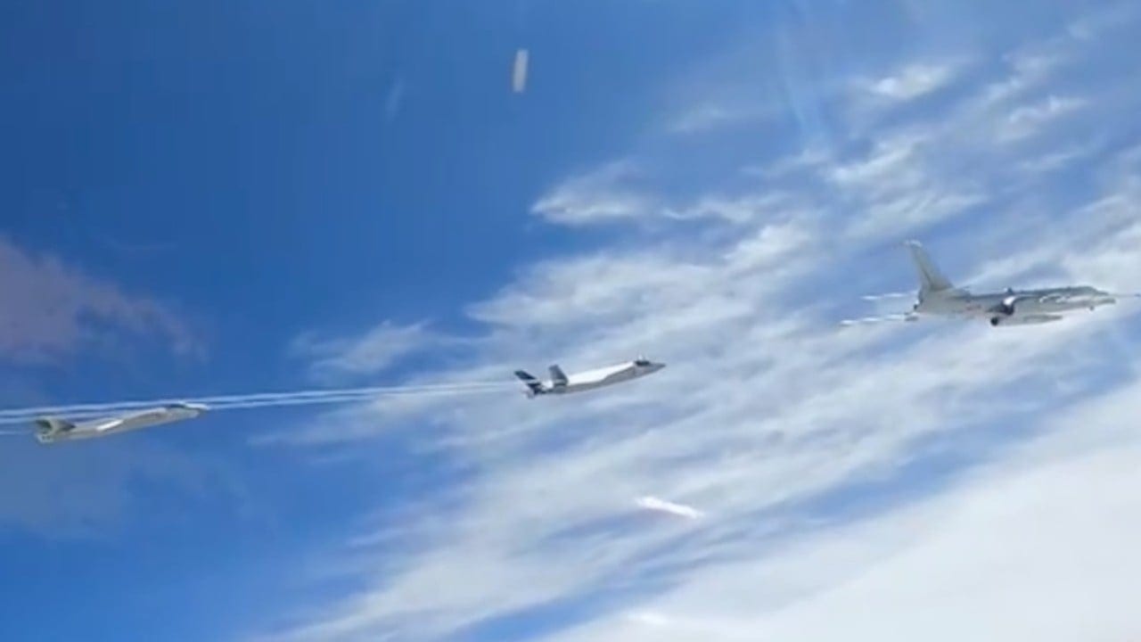 Chinese bomber spotted carrying nuclear-capable missile during anti-ship drill