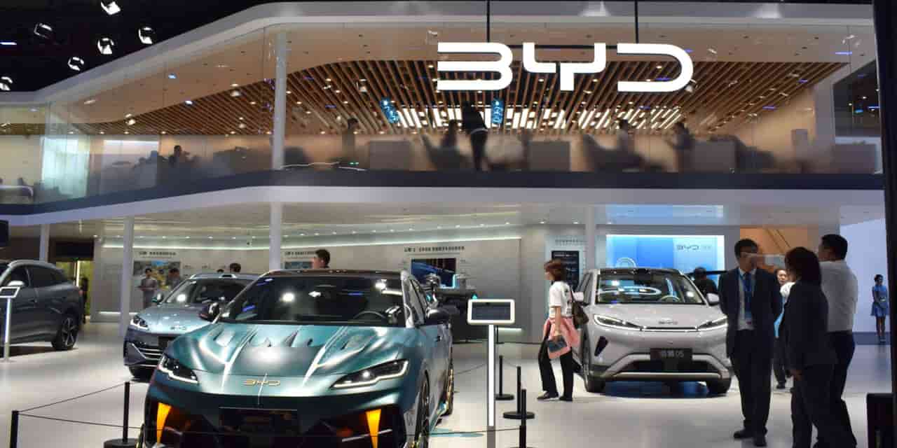 BYD's first-half sales fall 16% amid China EV market slowdown